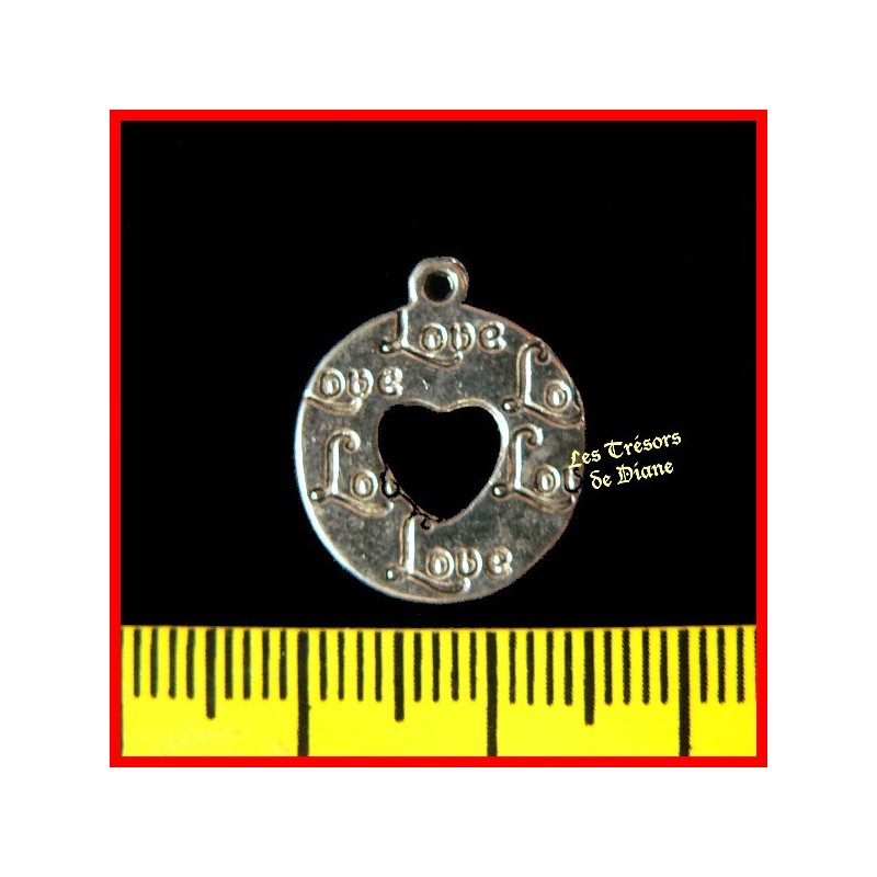 Charm DONUT LOVE bi-face Charm DONUT LOVE bi-face