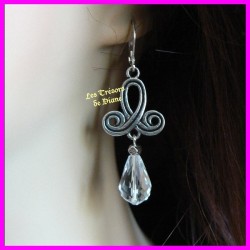 Boucles d'oreilles en cristal