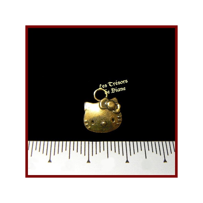 Charm HELLO KITTY doré