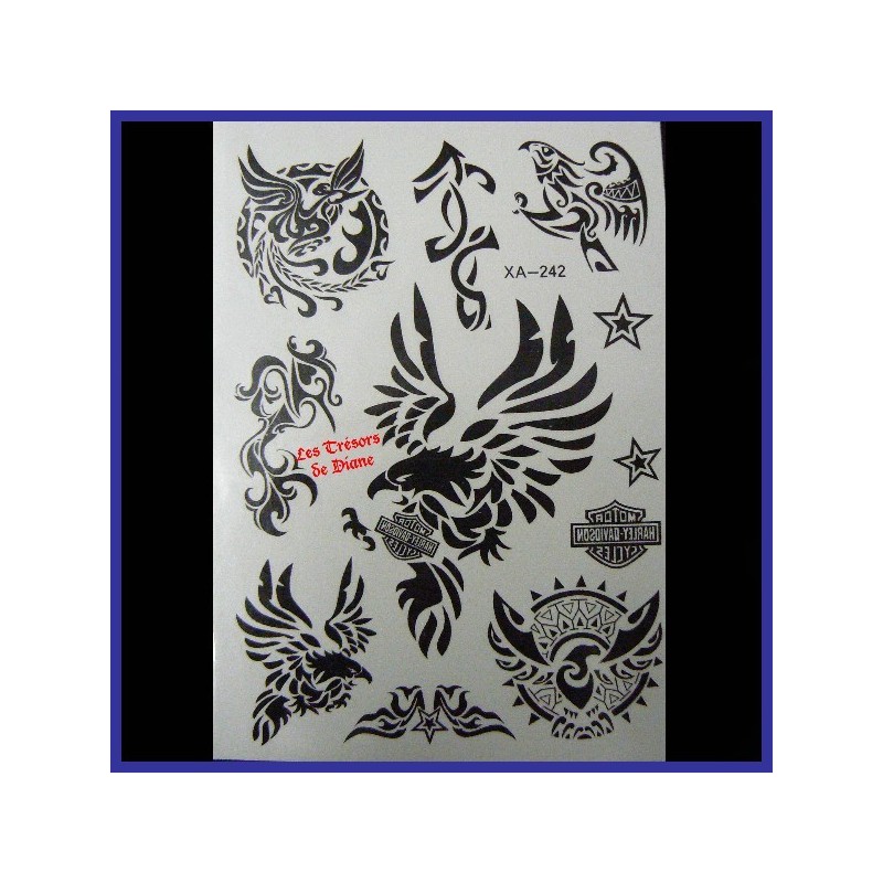 Tatouages éphémères AIGLES Tatouages éphémères AIGLES