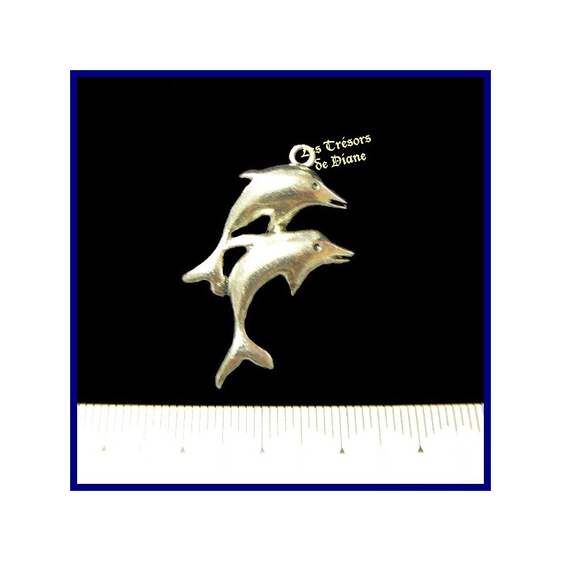 Charm DEUX DAUPHINS Charm DEUX DAUPHINS