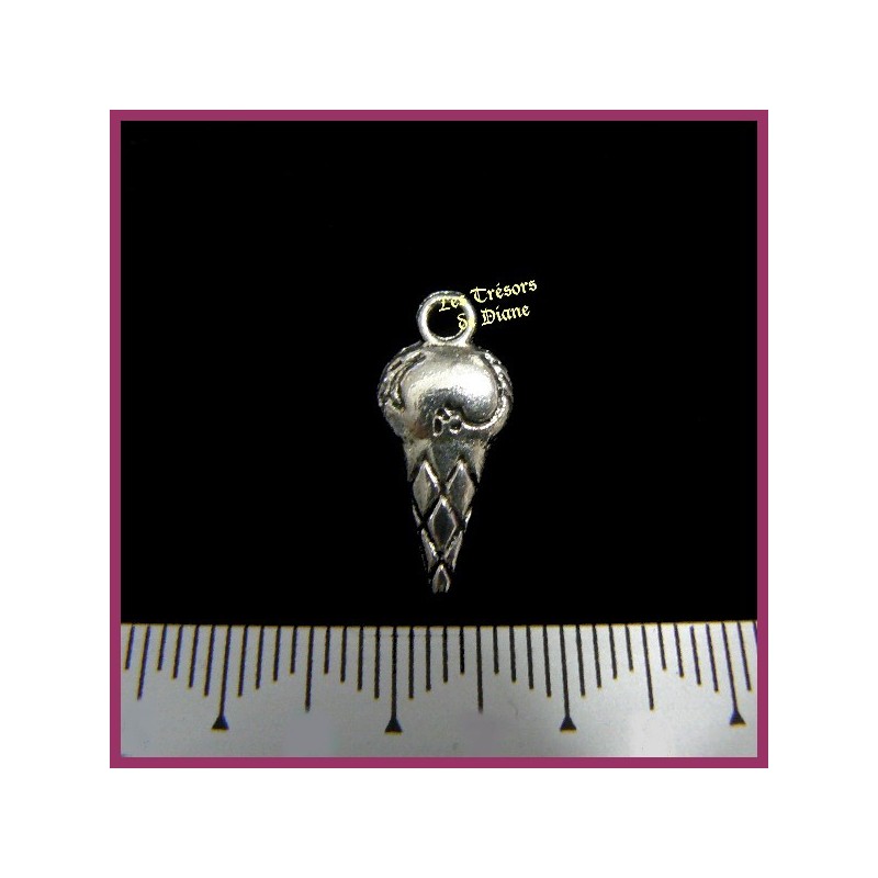 Charm CORNET DE GLACE bi-face Charm CORNET DE GLACE bi-face