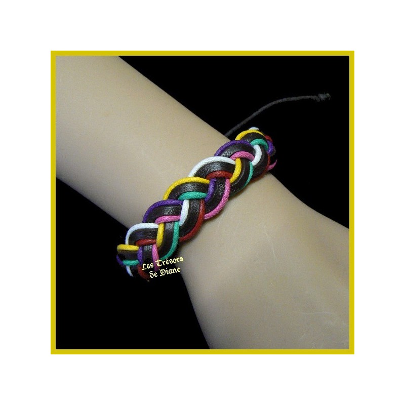 Bracelet surfeur en cuir Bracelet surfeur en cuir