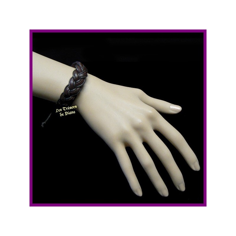 Bracelet surfeur en cuir Bracelet surfeur en cuir