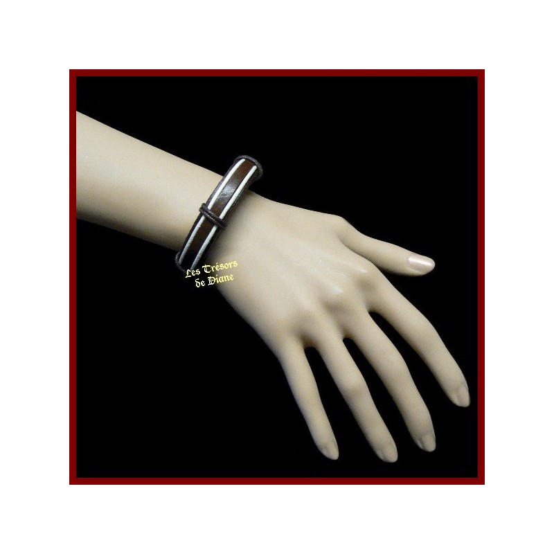 Bracelet surfeur en cuir