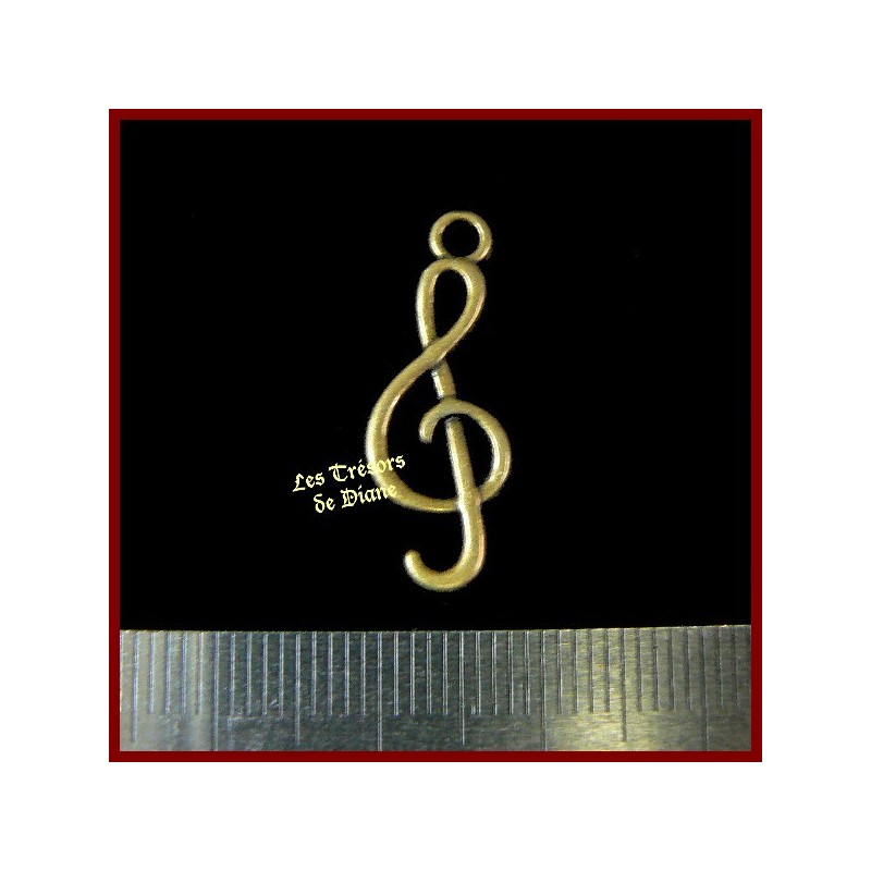 Charm CLE DE SOL bi-face Charm CLE DE SOL bi-face