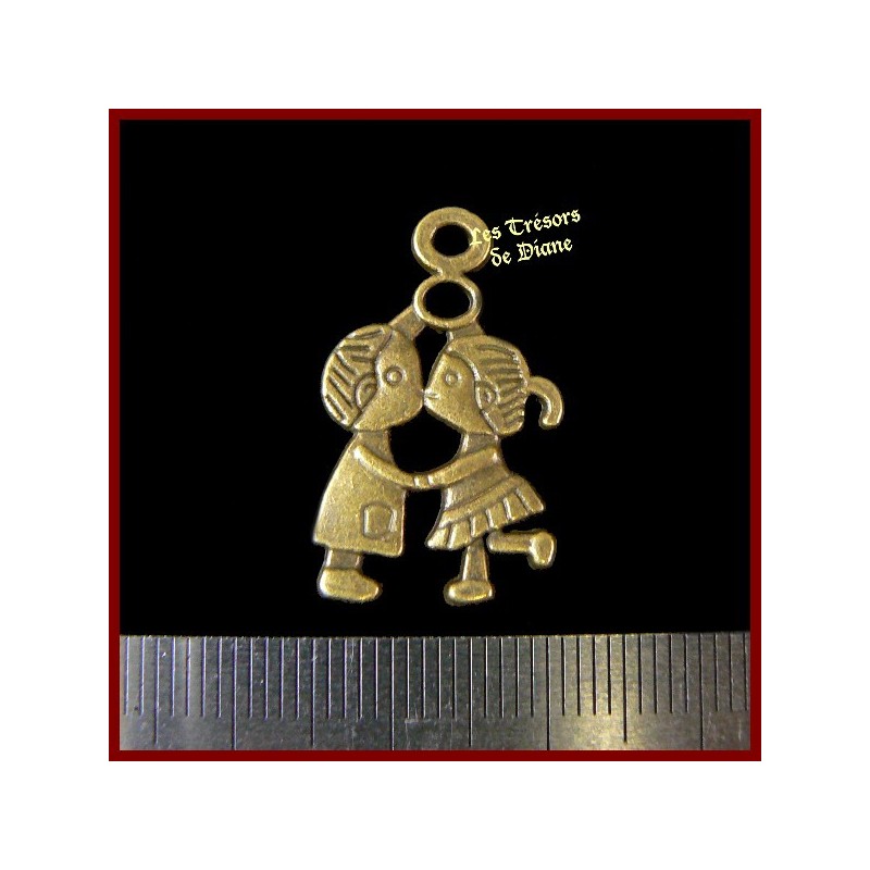 Charm PETITS AMOUREUX bi-face