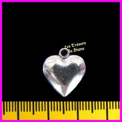 Charm COEUR ROMANTIQUE bi-face