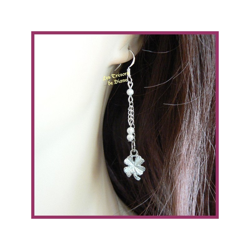 Boucles d'oreilles fantaisie LUCKY