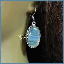 Boucles d'oreilles PRESTIGE en AGATE