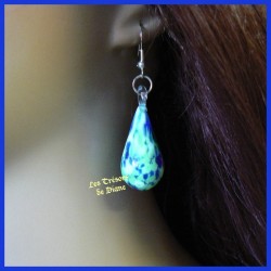 Boucles d'oreilles NATURA en verre Murano