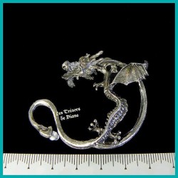 Boucle d'oreille gothique DRAGON