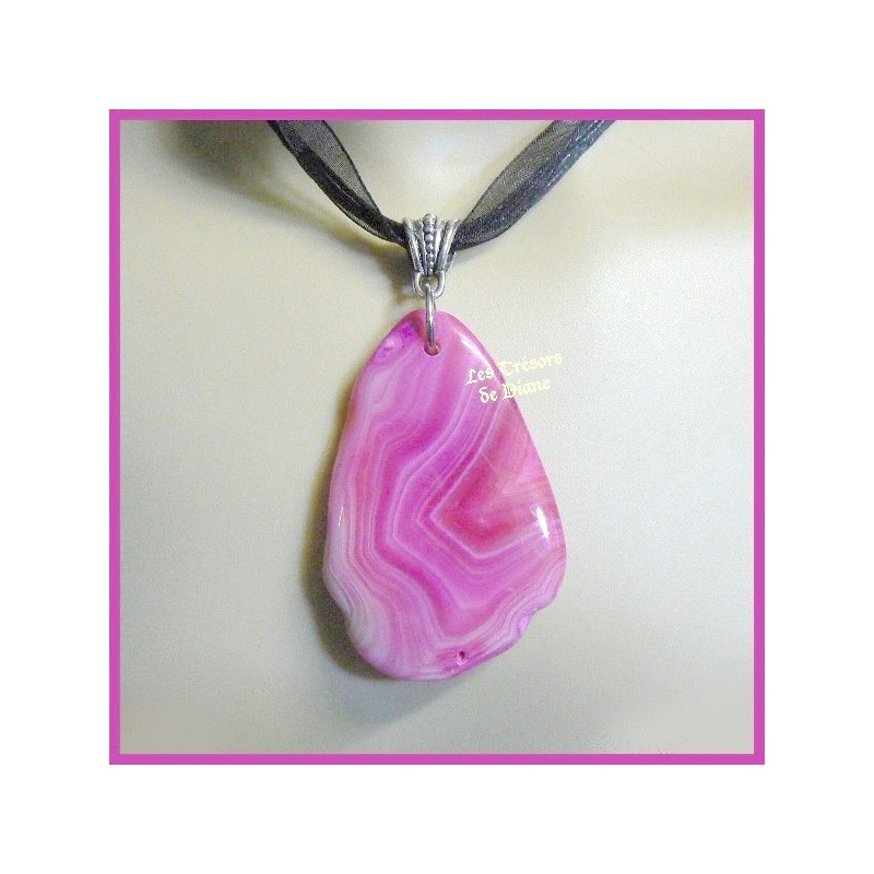 Pendentif en AGATE naturelle