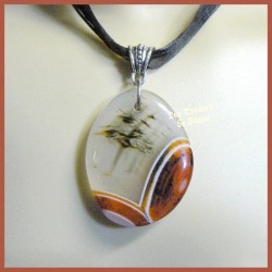 Pendentif en AGATE naturelle