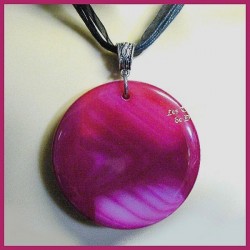 Pendentif ROND en AGATE