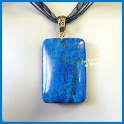 Pendentif rectangulaire en Lapis Lazuli naturel