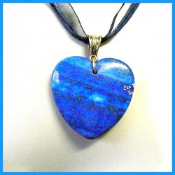 Pendentif COEUR en Lapis Lazuli naturel