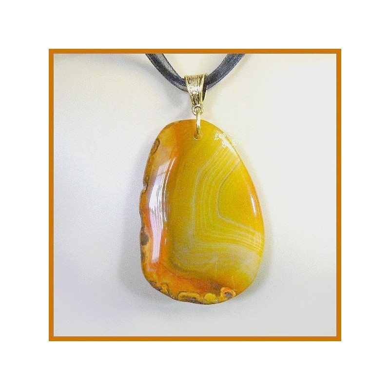 Pendentif en AGATE naturelle