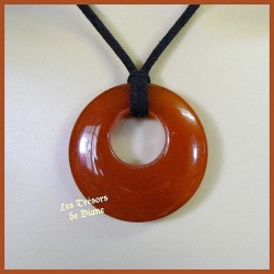 Pendentif DONUT en AGATE naturelle