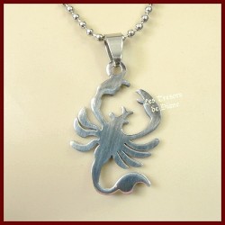 Pendentif SCORPION en acier inoxydable