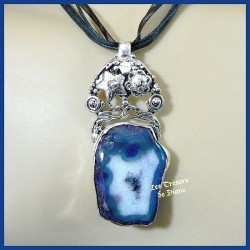 Pendentif PRESTIGE en AGATE naturelle