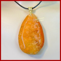 Pendentif géode en AGATE