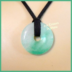 Pendentif DONUT en JADE naturel