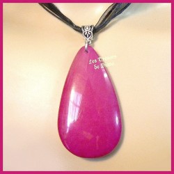 Pendentif goutte en JADE