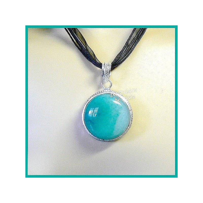 Pendentif PRESTIGE en AGATE naturelle Pendentif PRESTIGE en AGATE naturelle
