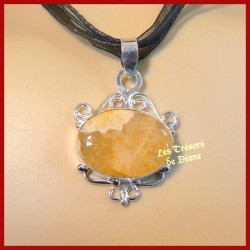 Pendentif prestige en AGATE naturelle