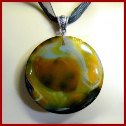 Pendentif ROND en AGATE