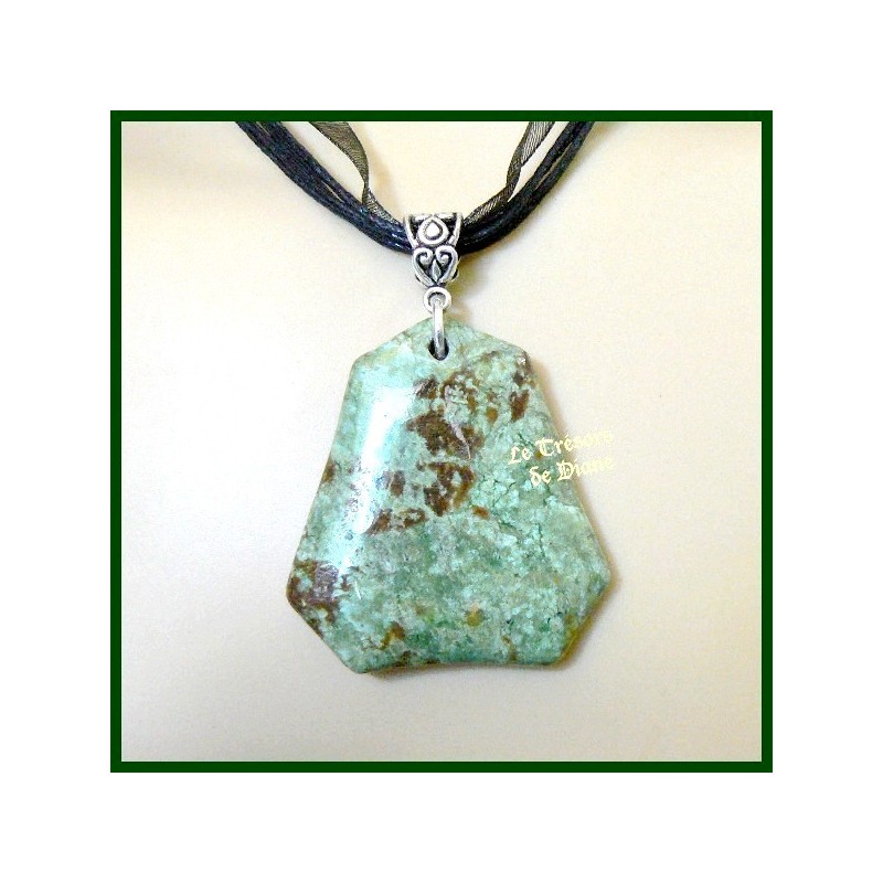 Pendentif en RHYOLITE naturelle Pendentif en RHYOLITE naturelle