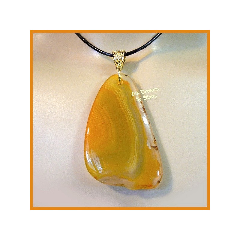 Pendentif en AGATE naturelle