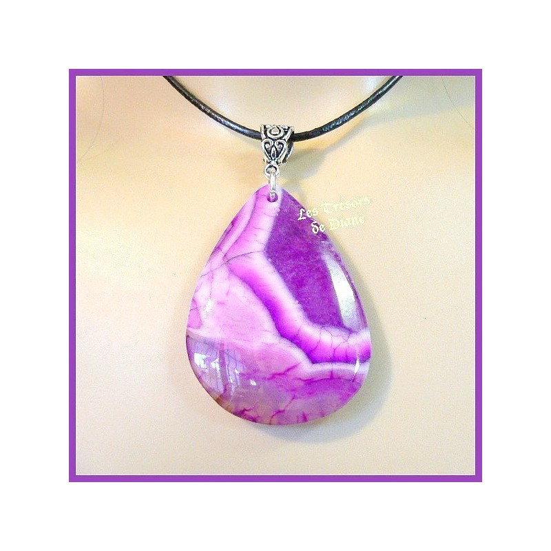 Pendentif GOUTTE en AGATE Pendentif GOUTTE en AGATE