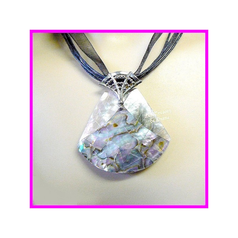 Pendentif en abalone PALMA