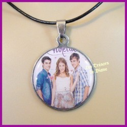 Pendentif VIOLETTA en acier inoxydable