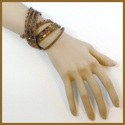 Bracelet  collier en strass