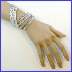 Bracelet  collier en strass