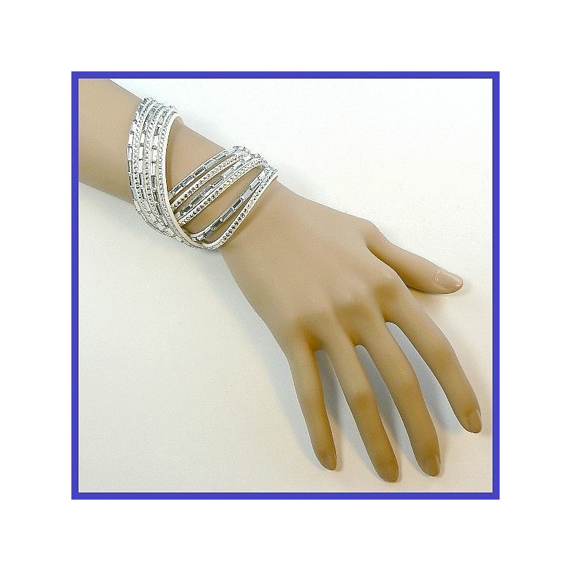 Bracelet  collier en strass