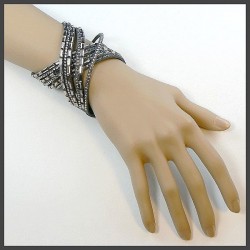 Bracelet  collier en strass