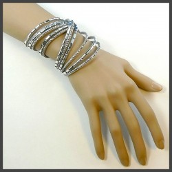 Bracelet  collier en strass