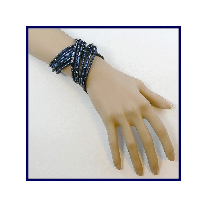 Bracelet collier en strass Bracelet collier en strass