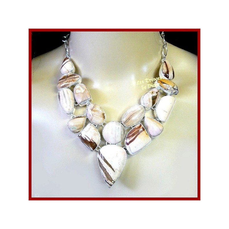 Pendentif PRESTIGE en JASPE naturel Pendentif PRESTIGE en JASPE naturel