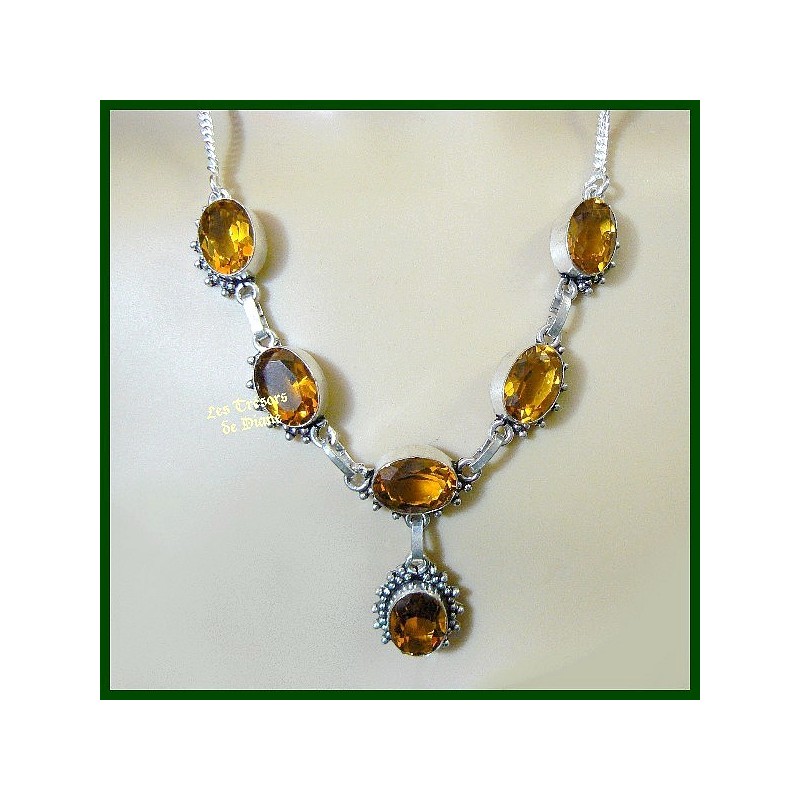 Collier PRESTIGE en CITRINE