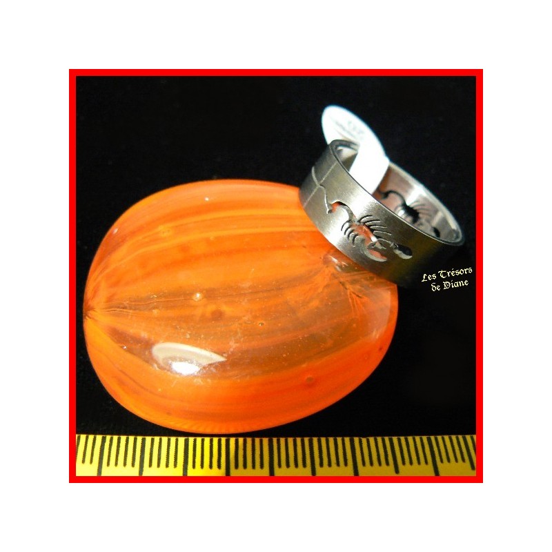Bague SCORPION en acier inoxydable Bague SCORPION en acier inoxydable