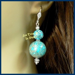 Boucles d'oreilles en VARISCITE