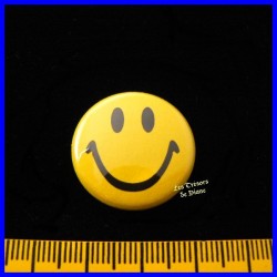 Badge Smiley jaune