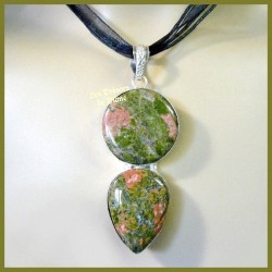 Pendentif PRESTIGE en UNAKITE naturelle