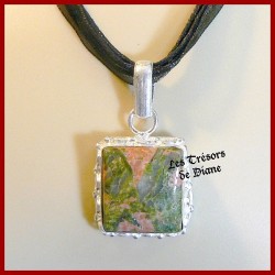 Pendentif PRESTIGE en UNAKITE naturelle