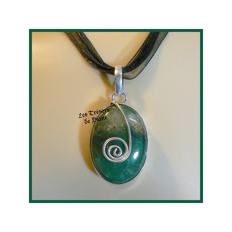 Pendentif PRESTIGE en AGATE naturelle